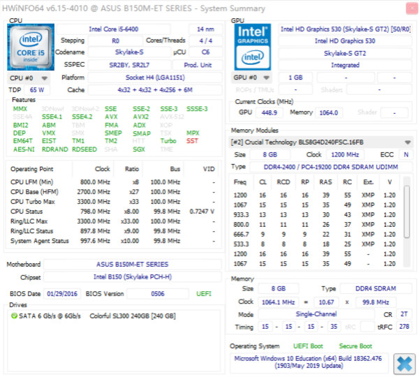 HWINFO v6.28.4200 İ