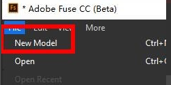 Adobe Fuse CC½ģ͹3