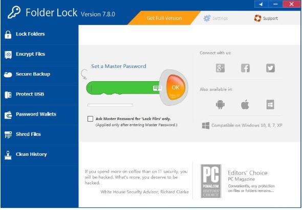 Folder Lock(רҵļ) v7.8.1 