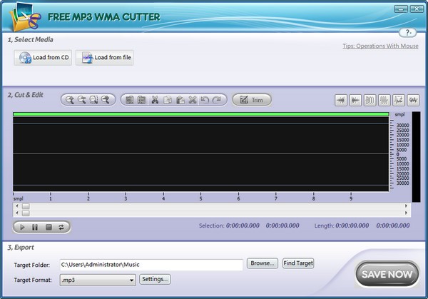 Free MP3 WMA Cutterؽͼ1