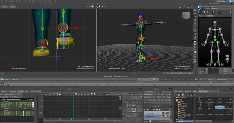 MotionBuilder 2019ɫ