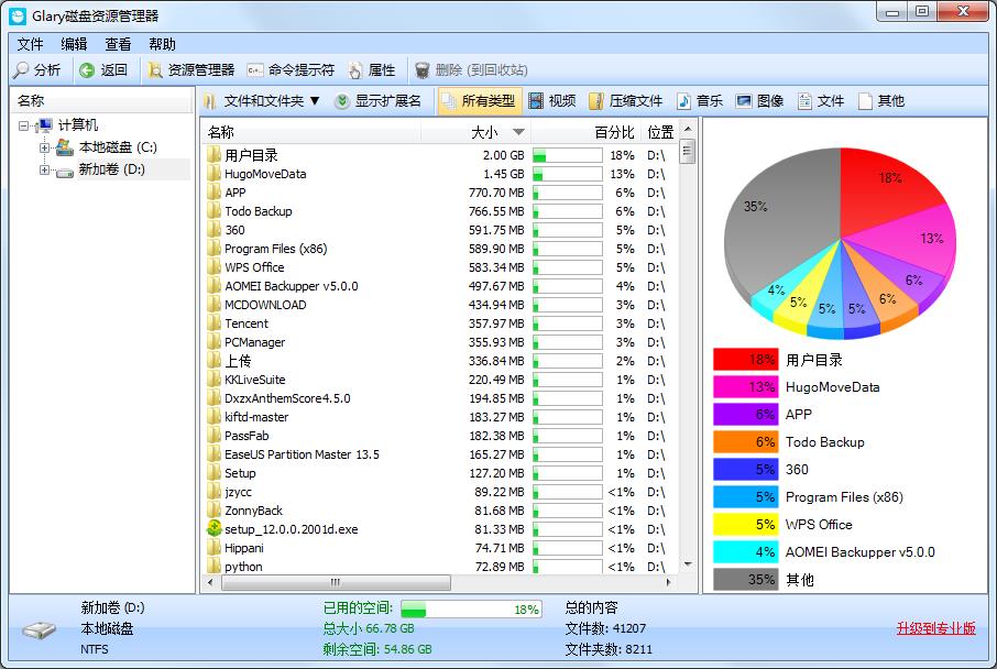 Glary Disk Explorer