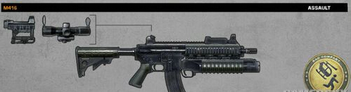 HK416ϷʾΪM416ʵͺӦHK416