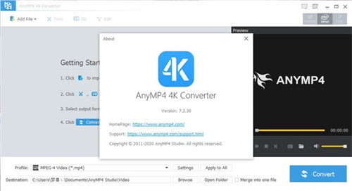 Anymp4 4k Converterװƽ̳7