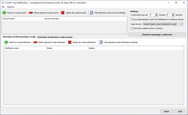 E-mail Tray Notification ʼͨ湤ߣv1.1.15.42 ƽ