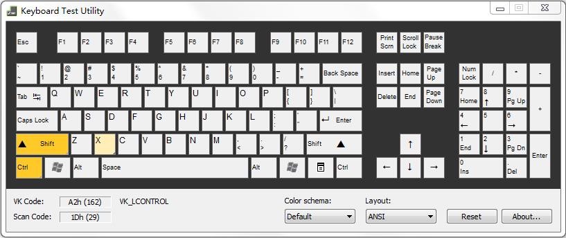 Keyboard Test Utility