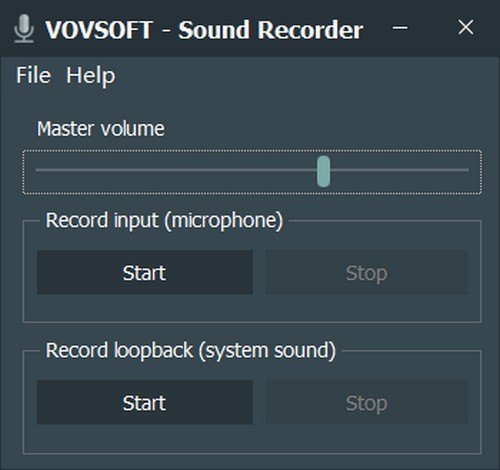 Vovsoft Sound RecorderƵ¼ƹߣ