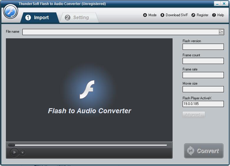 ThunderSoft Flash to Audio Converterƽͼ1