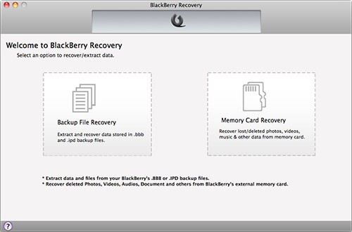 Fireebok BlackBerry RecoveryݻָѰͼ1