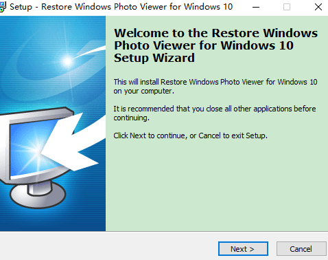 Restore Windows Photo ViewerͼƬ鿴߽ͼ1