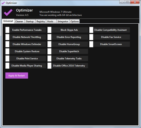 (δ)OptimizerϵͳŻߣv6.6Ѱ