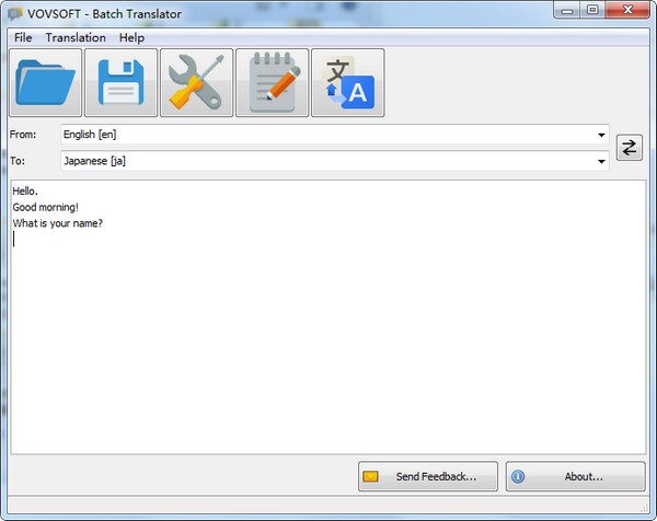 Vovsoft Batch Translator()