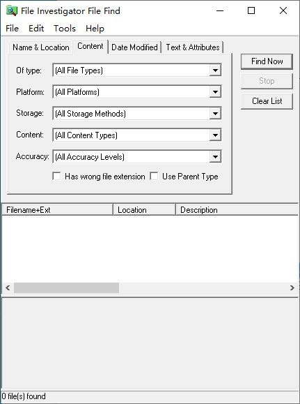 File Investigator Tools