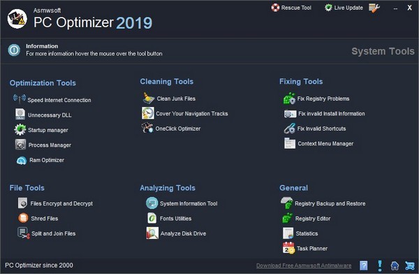 Asmwsoft PC Optimizer(ϵͳŻ)