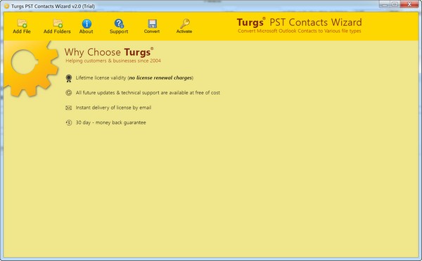 Turgs PST Contacts WizardѰ