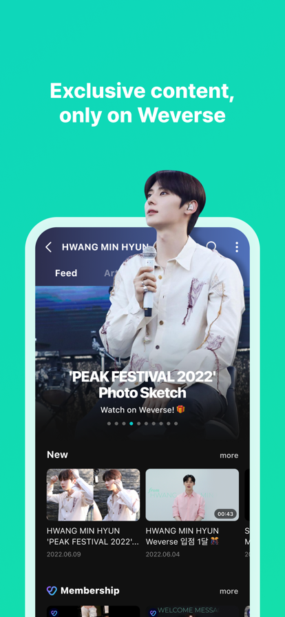 Weverse appӦ